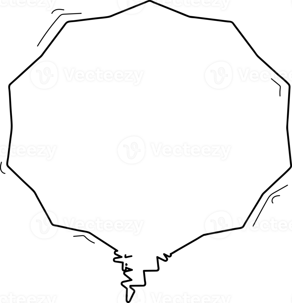Hand drawn bubbles illustration, Transparent background png