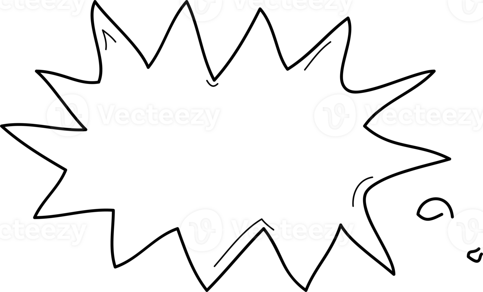 Hand drawn bubbles illustration, Transparent background png