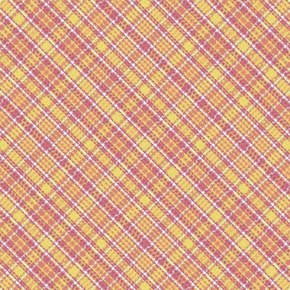 Tartan plaid pattern with texture and nature color. vector