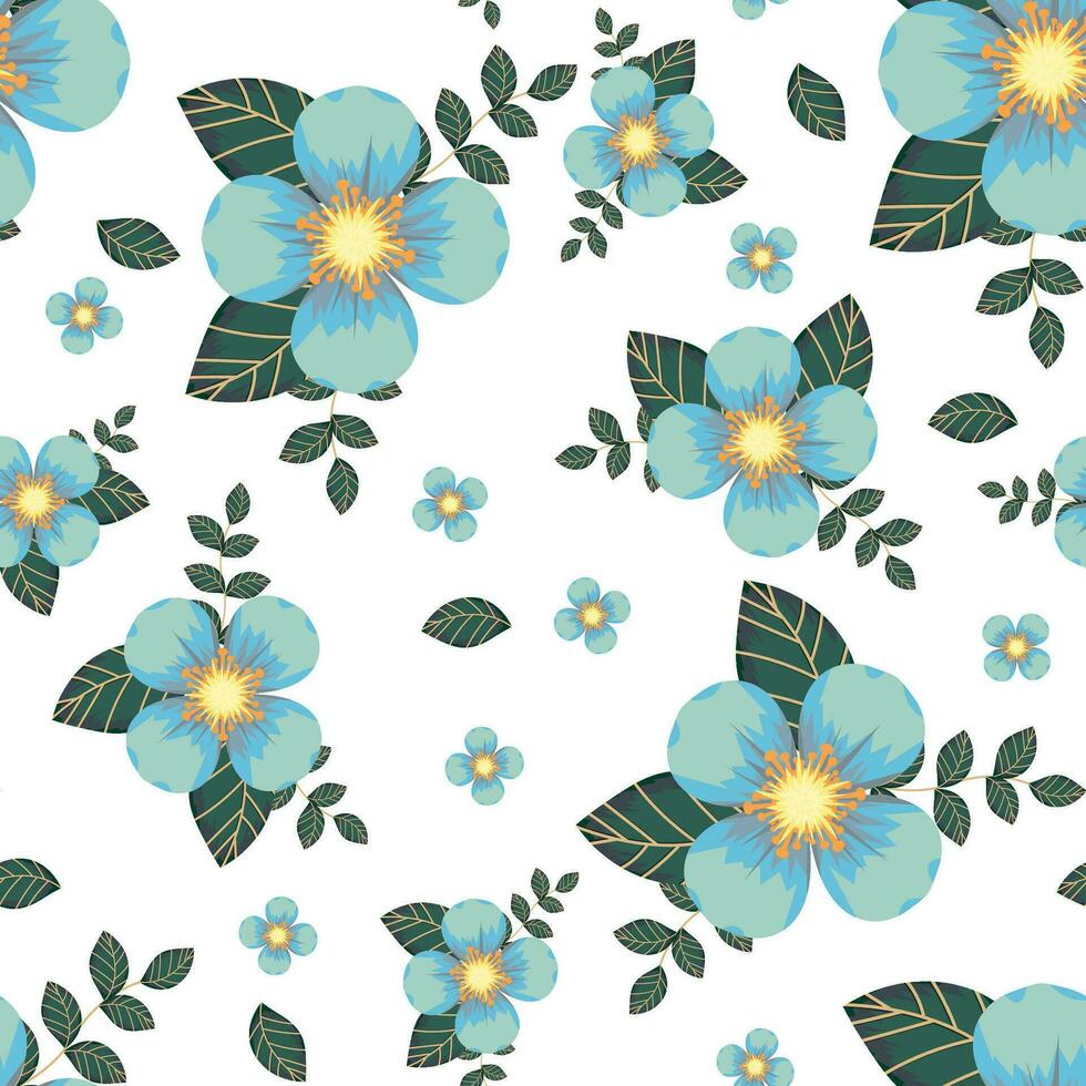 fondo de patrón de flores abstractas. ilustración vectorial vector