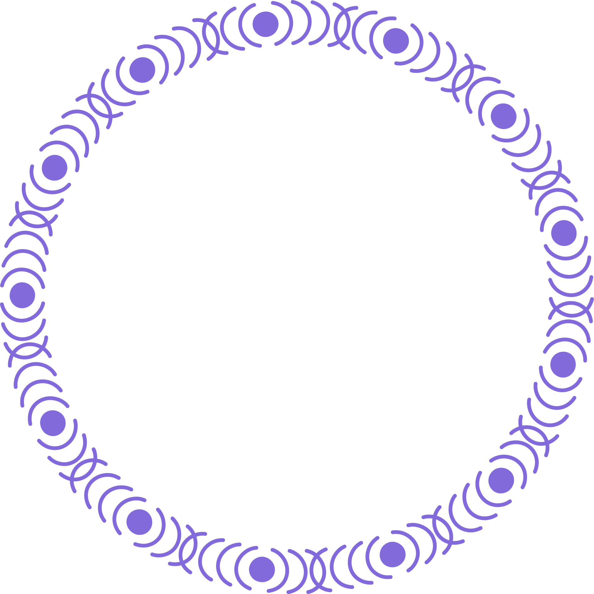 Round frames for decoration, Transparent background 33851905 PNG