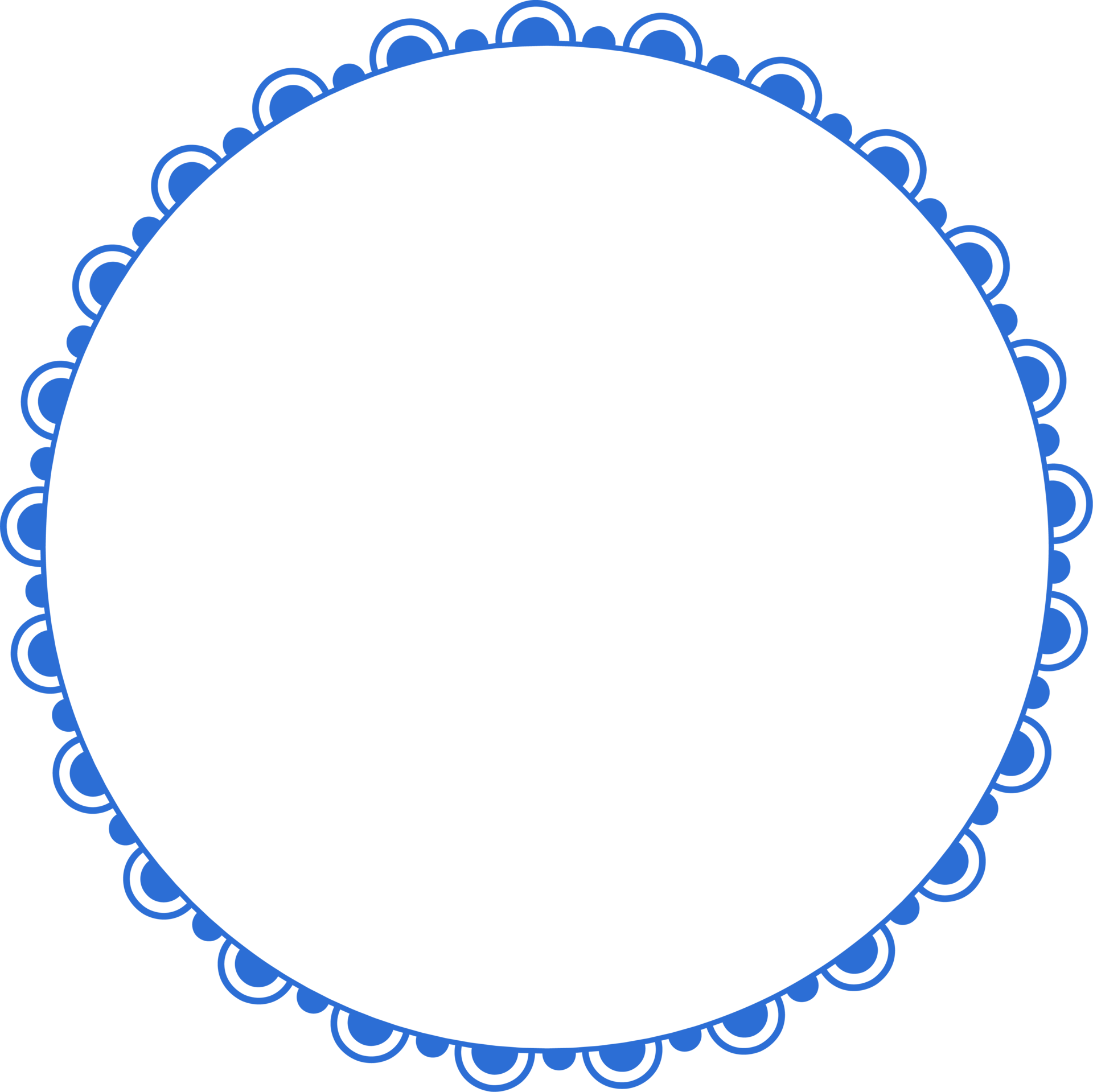 Round frames for decoration, Transparent background 33851968 PNG