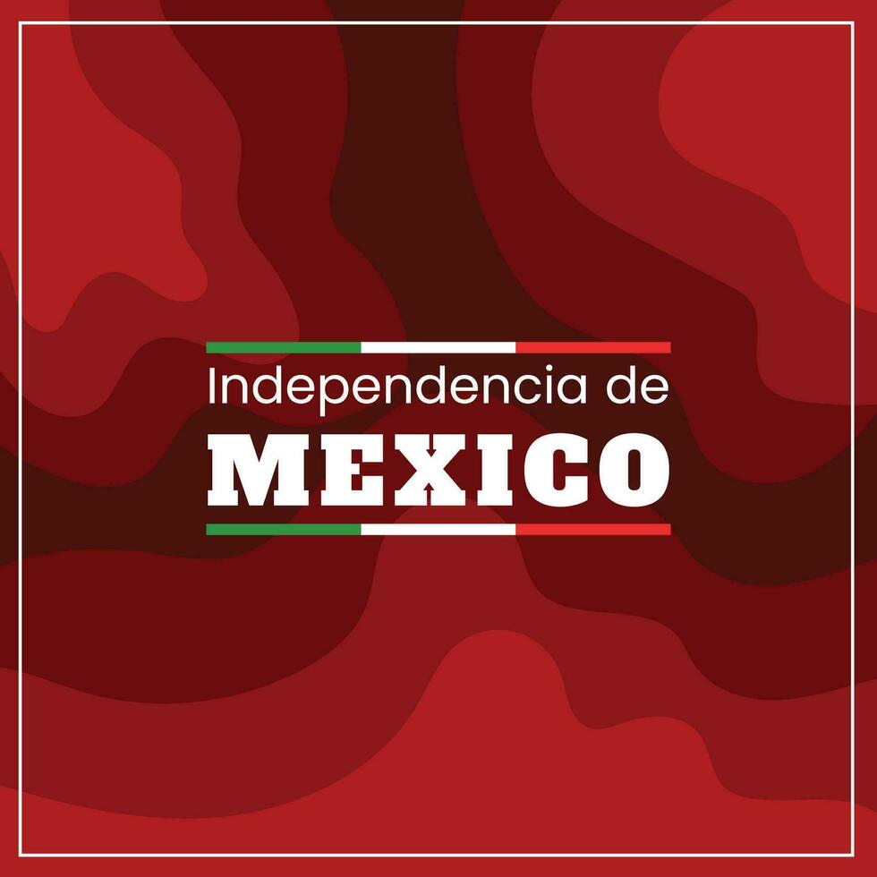 vector plano diseño mexico independencia día concepto modelo