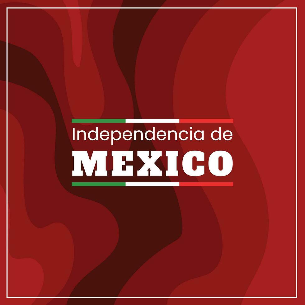 vector flat design mexico independence day concept template