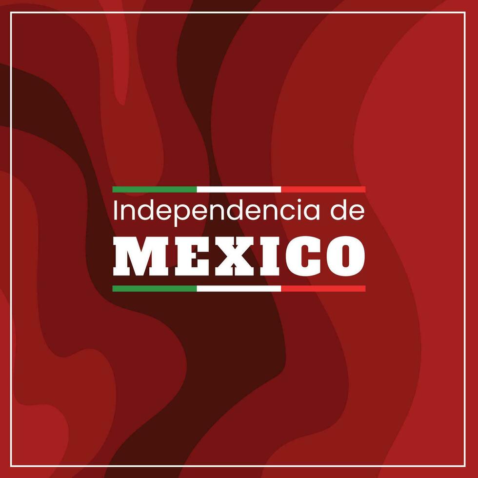 vector flat design mexico independence day concept template