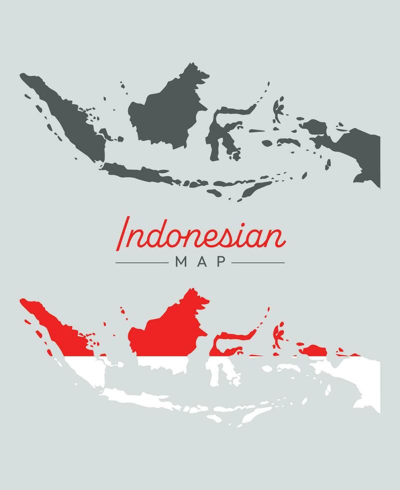 plano diseño vector Indonesia indonesio mapa