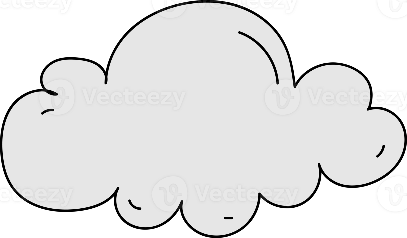 Cloud cartoon doodle. png