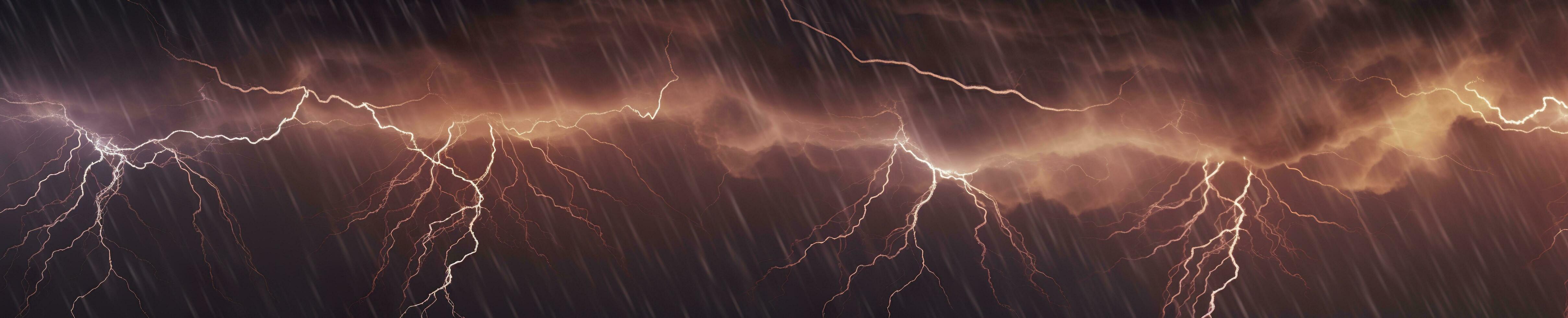 flat thunder lightning texture. Generative AI photo