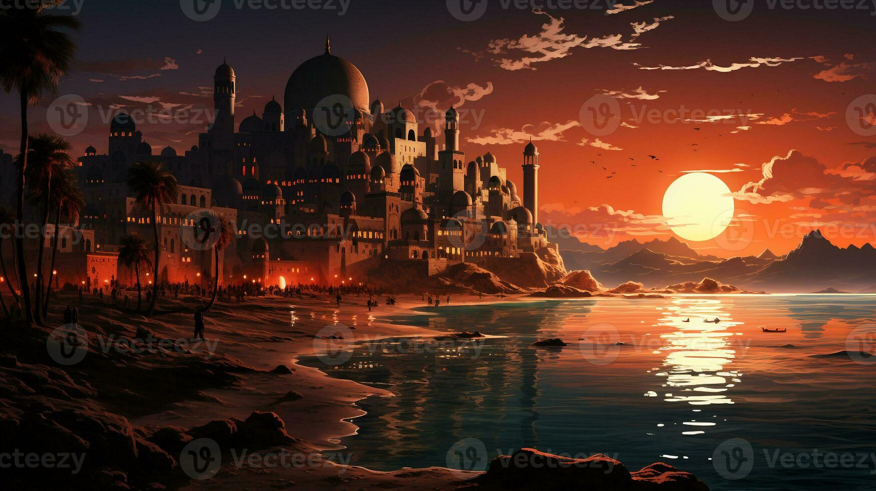 Qatar tourism background photo