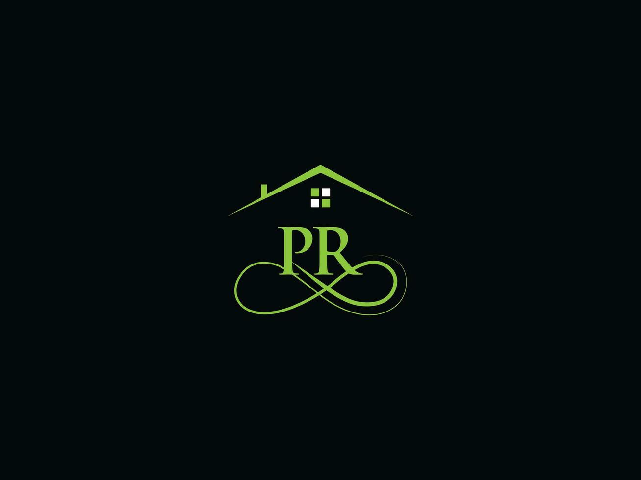 Building Pr Luxury Logo, Real Estate PR Logo Icon Vector For You Business