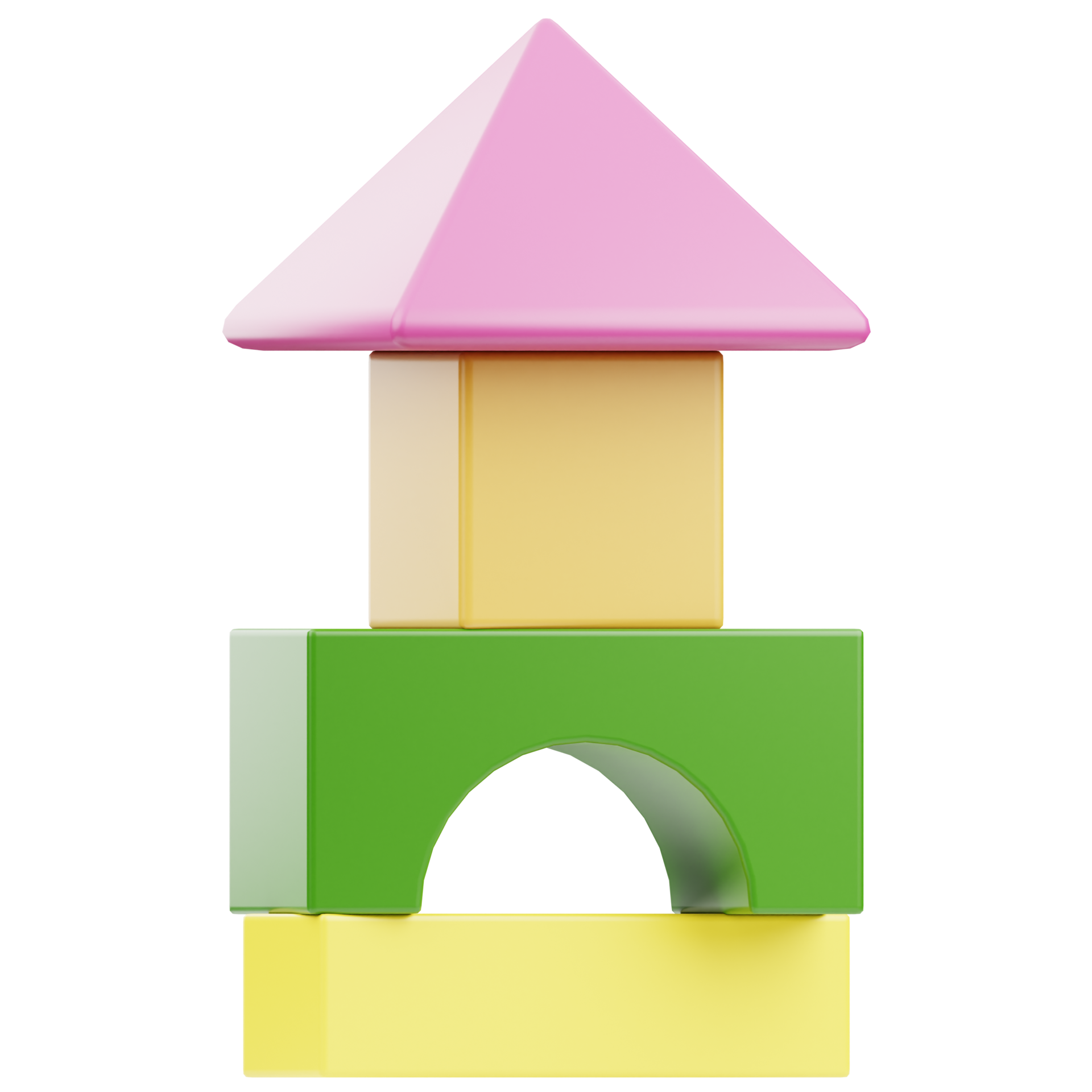 Building Blocks Toy 3D Illustration for Infographic, web, app, etc 33852731 PNG