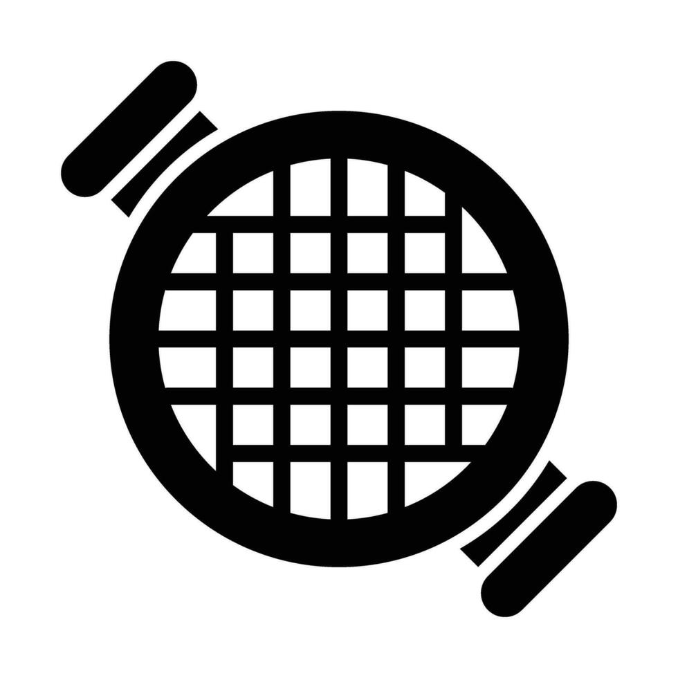 BBQ Grill Vector Glyph Icon For Personal And Commercial Use.