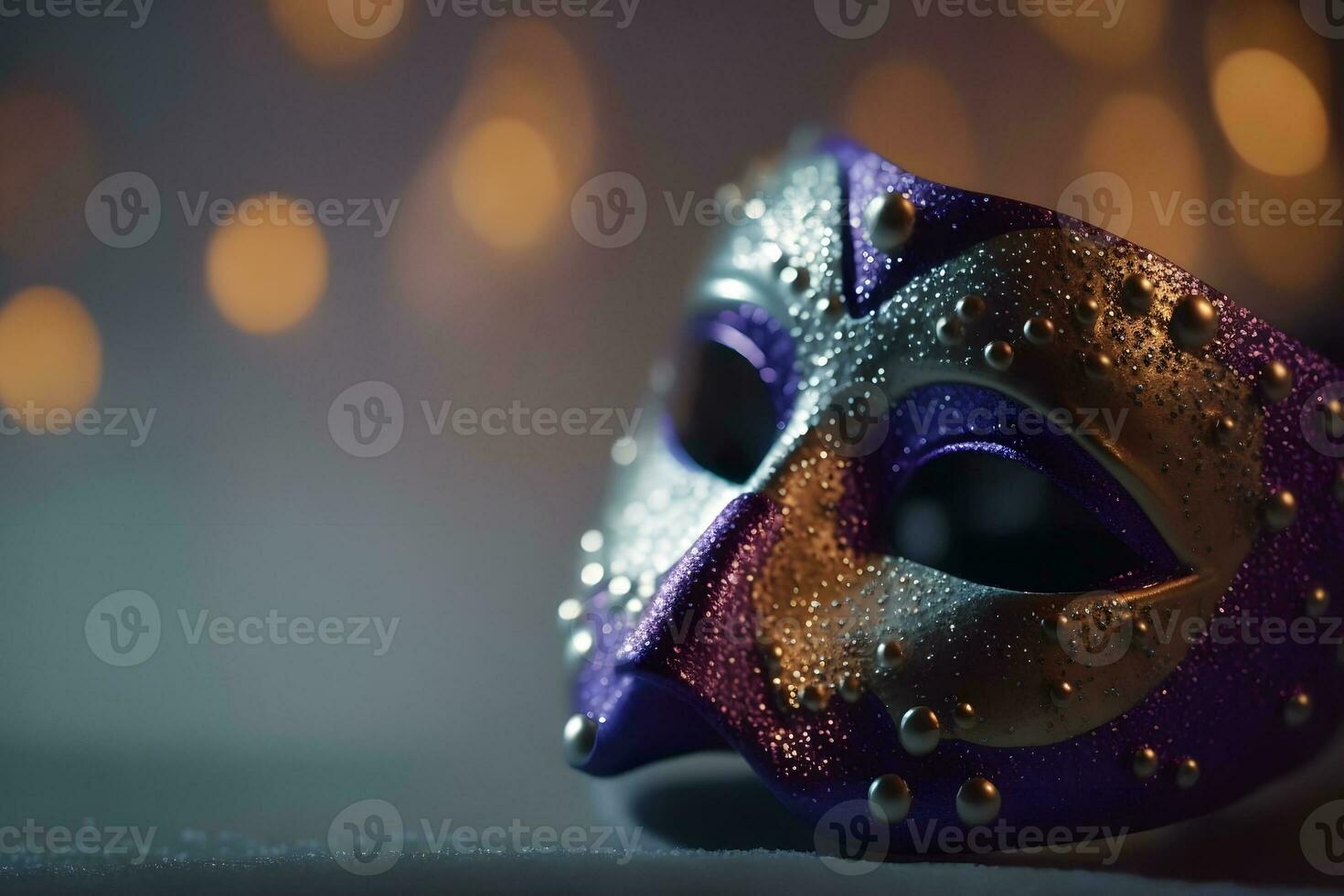 Luxury Masquerade venetian carnival mask, female theatrical. Neural network AI generated photo