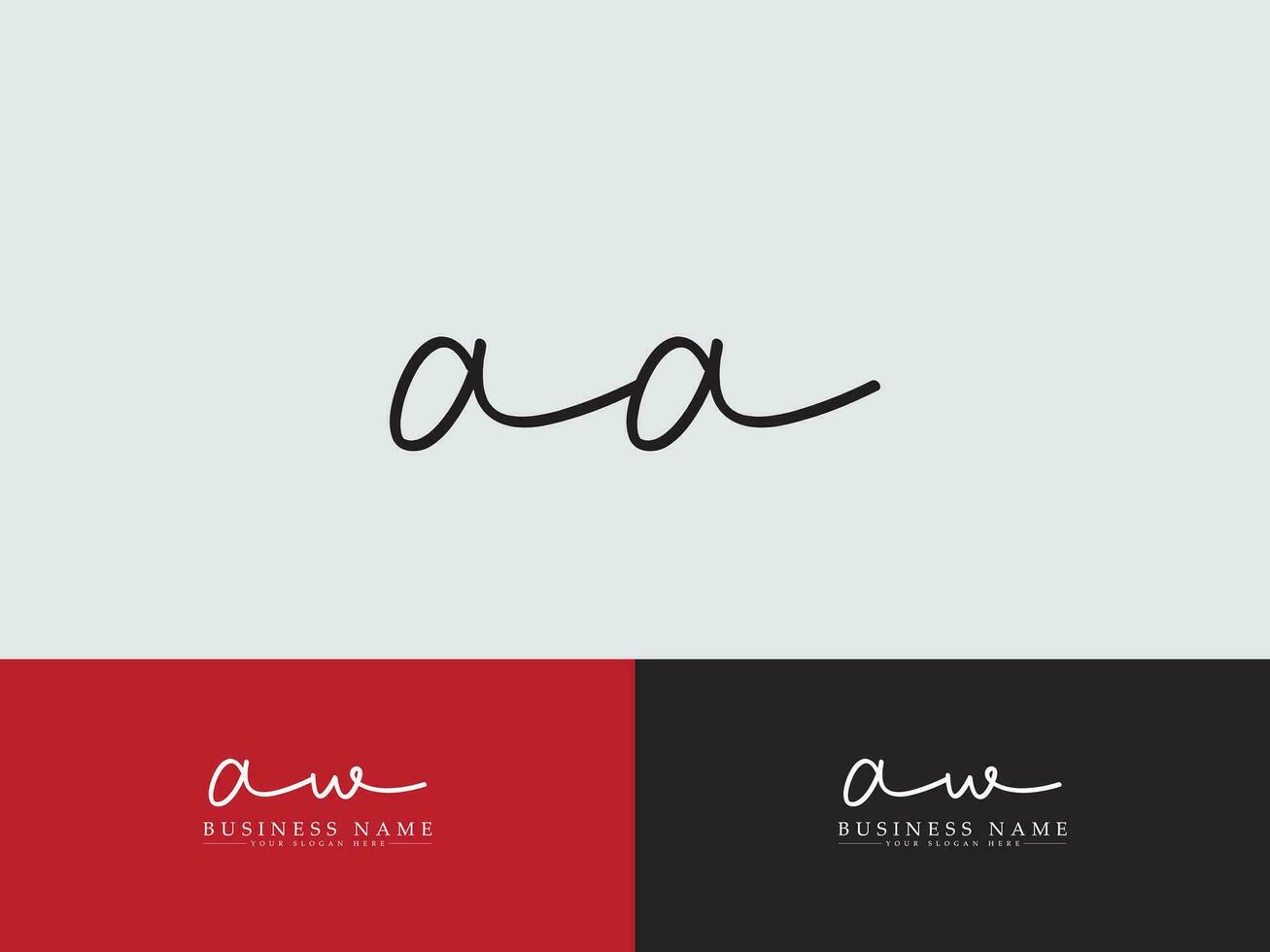 Alphabet Aa Logo Icon, Initial AA Luxury Circle Letter Logo vector