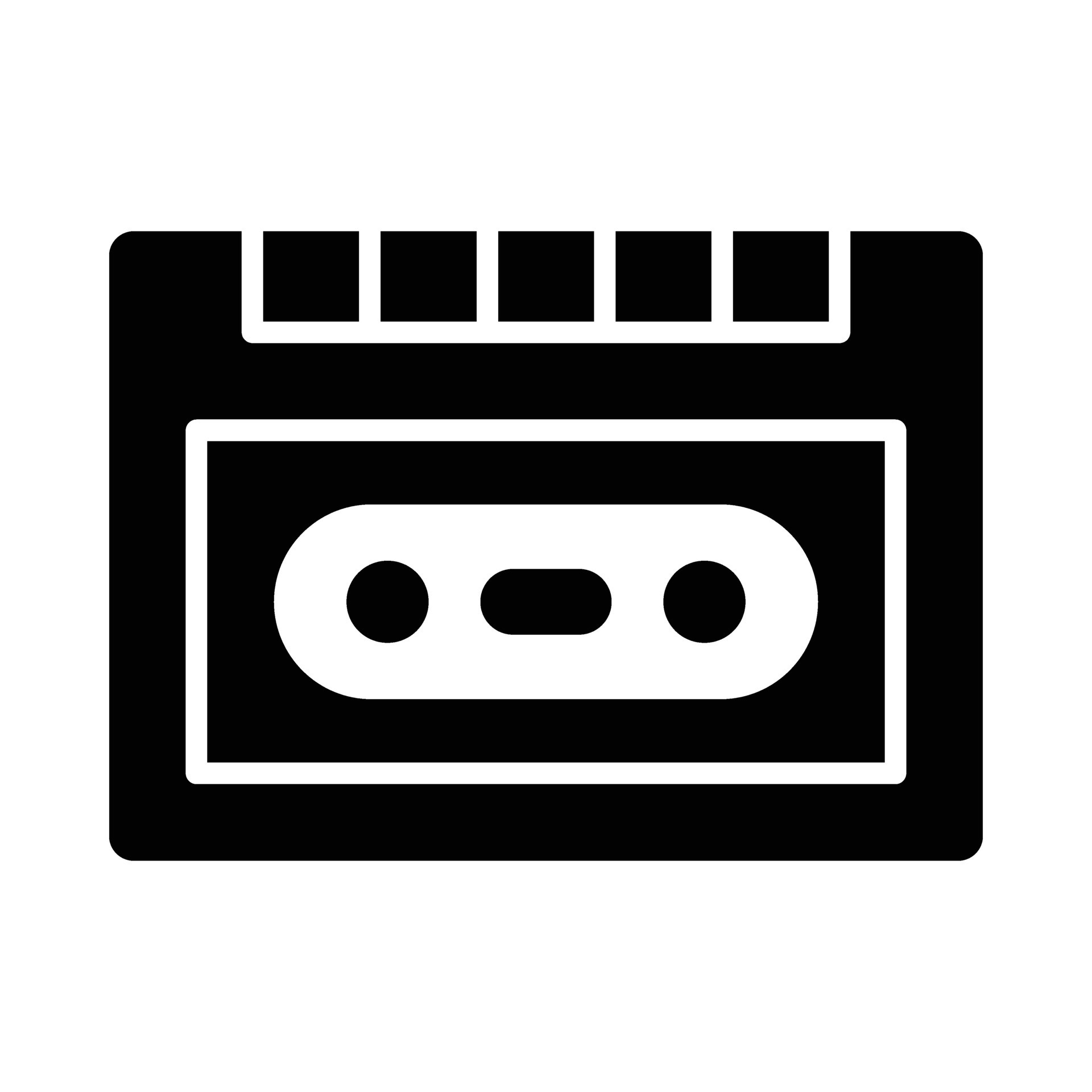Tape Recorder Vector Glyph Icon For Personal And Commercial Use. 33853132 Vector Art at Vecteezy