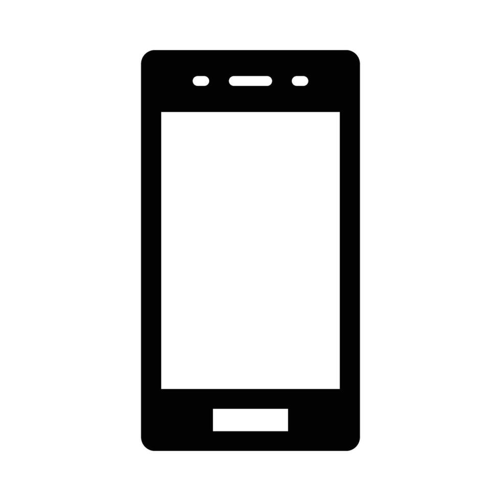 Smartphone Vector Glyph Icon For Personal And Commercial Use.