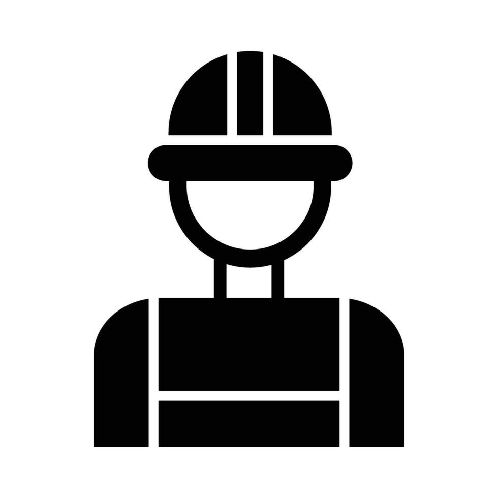 Engineer Vector Glyph Icon For Personal And Commercial Use.