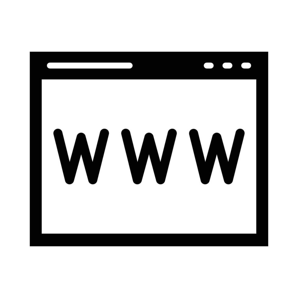 Website Vector Glyph Icon For Personal And Commercial Use.