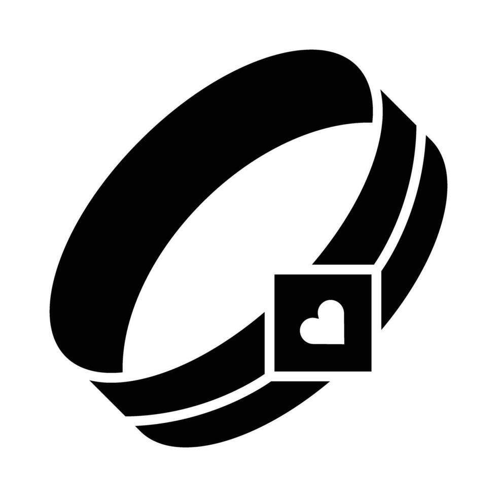 Bracelet Vector Glyph Icon For Personal And Commercial Use.