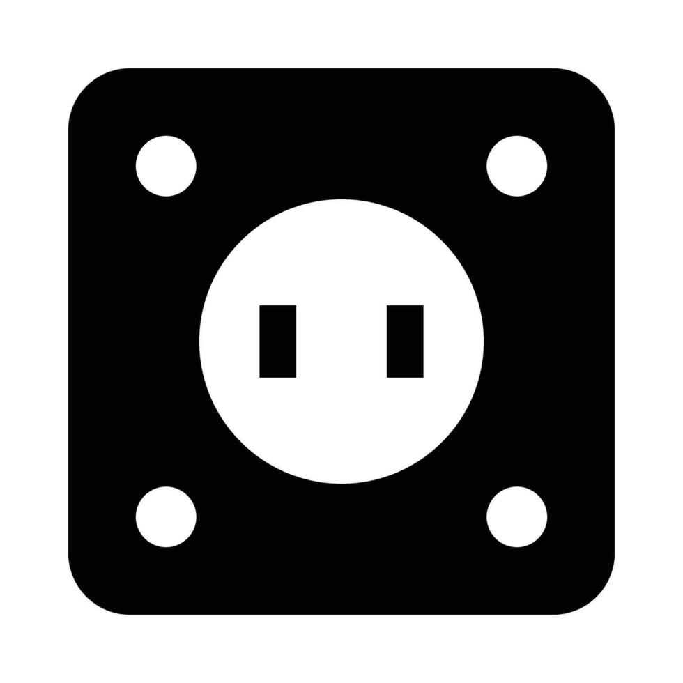 Socket Vector Glyph Icon For Personal And Commercial Use.