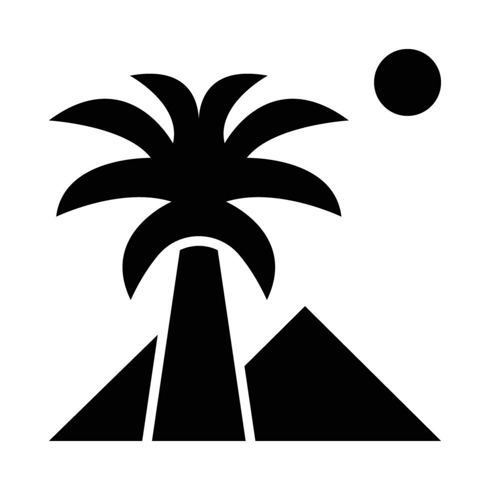 Oasis Vector Glyph Icon For Personal And Commercial Use.