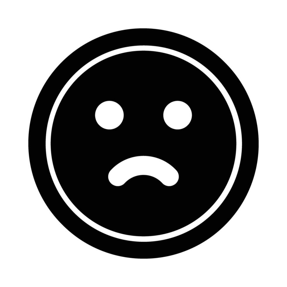 Depression Vector Glyph Icon For Personal And Commercial Use.