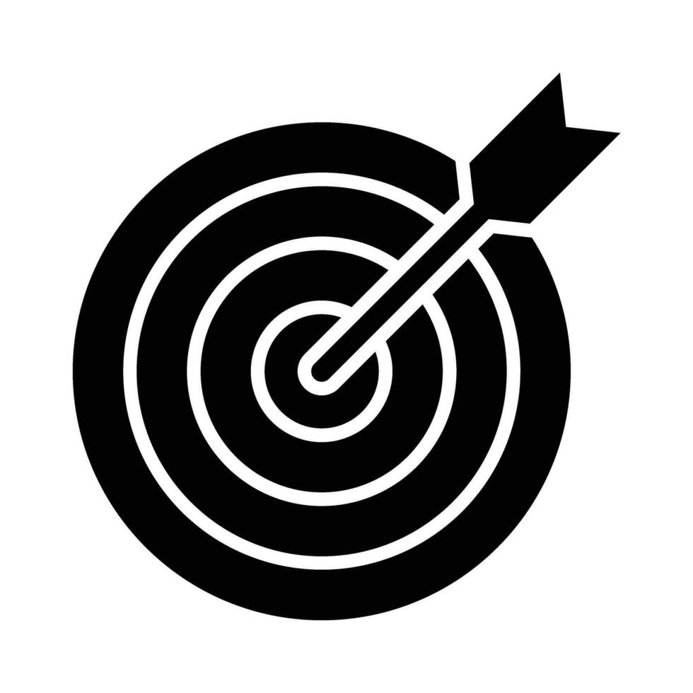 Goal Vector Glyph Icon For Personal And Commercial Use.