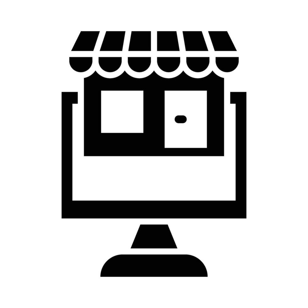 Marketplace Vector Glyph Icon For Personal And Commercial Use.
