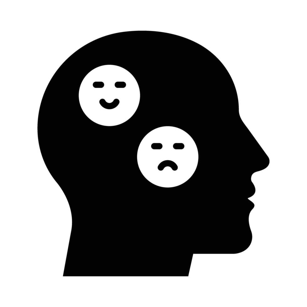 Bipolar Vector Glyph Icon For Personal And Commercial Use.