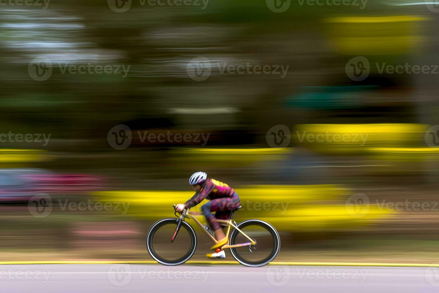 Mountain Bike cyclist riding single track. Neural network AI generated photo