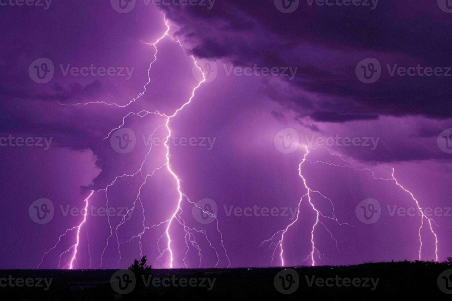 Lightning bolts. background. AI Generative Pro Photo