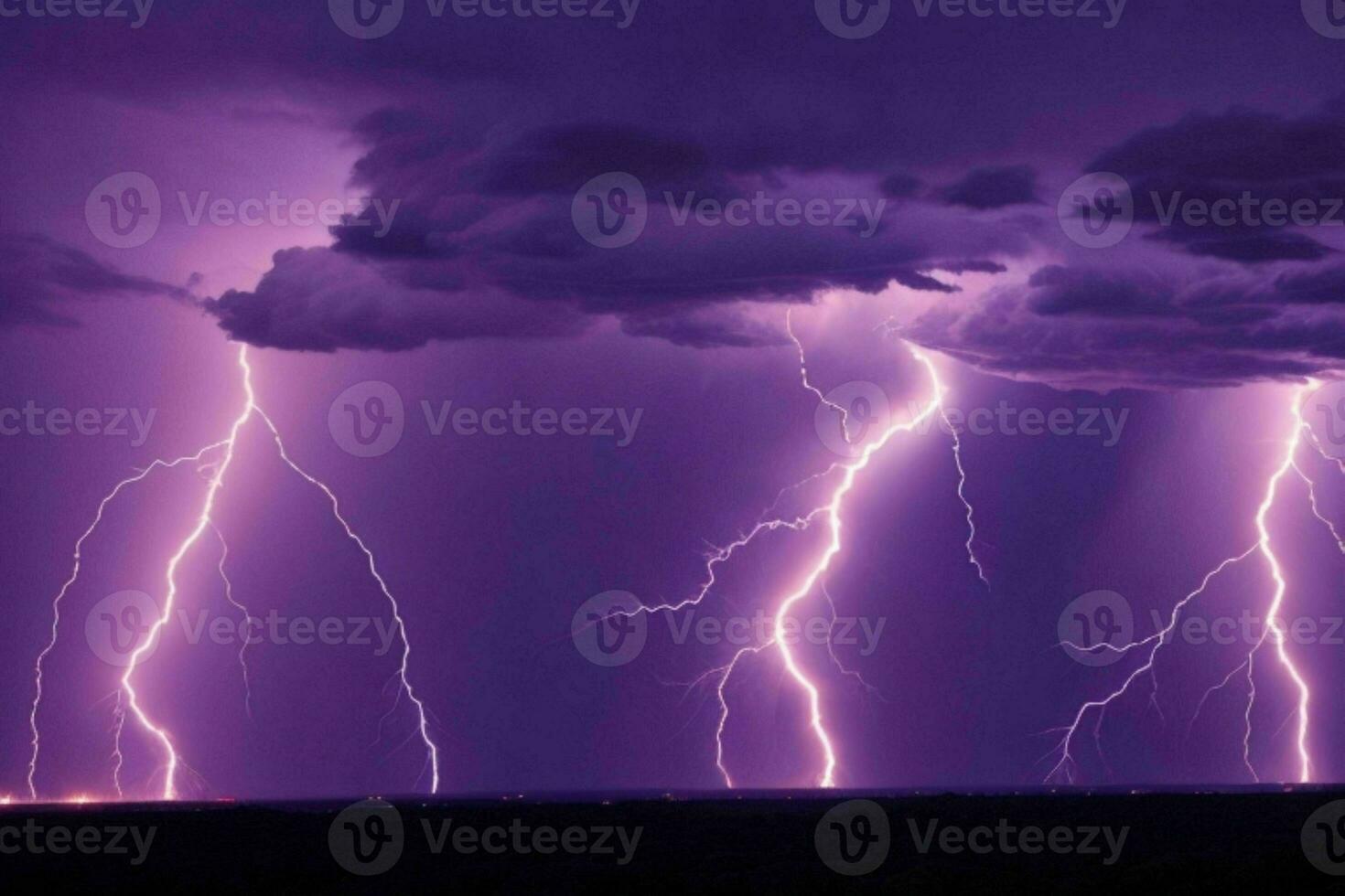 Lightning bolts. background. AI Generative Pro Photo