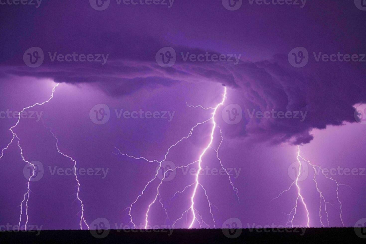 Lightning bolts. background. AI Generative Pro Photo