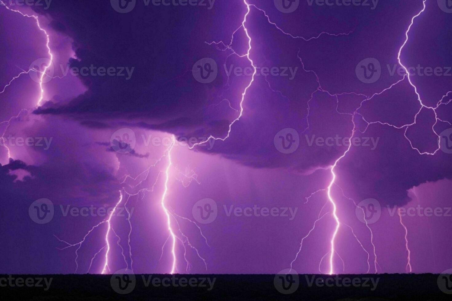 Lightning bolts. background. AI Generative Pro Photo