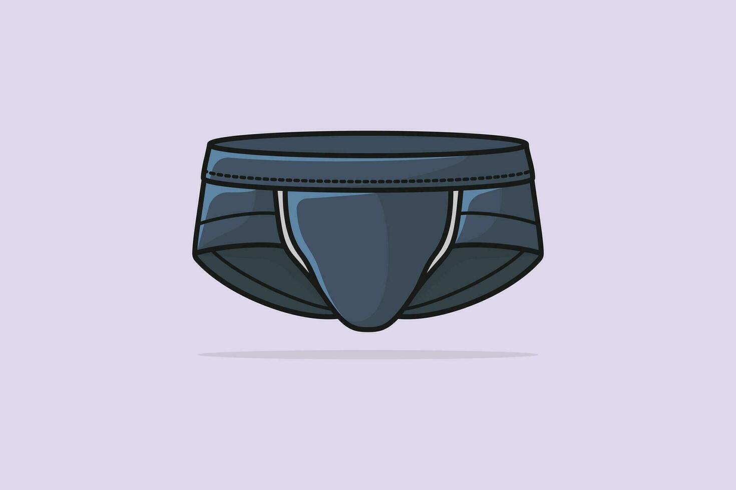 Men Underwear Boxer vector illustration. Sports and fashion objects icon concept.