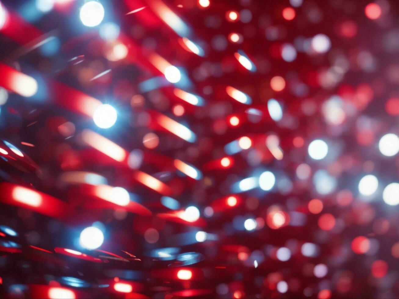 Red And White colorful glowing light pattern in background AI Generated photo