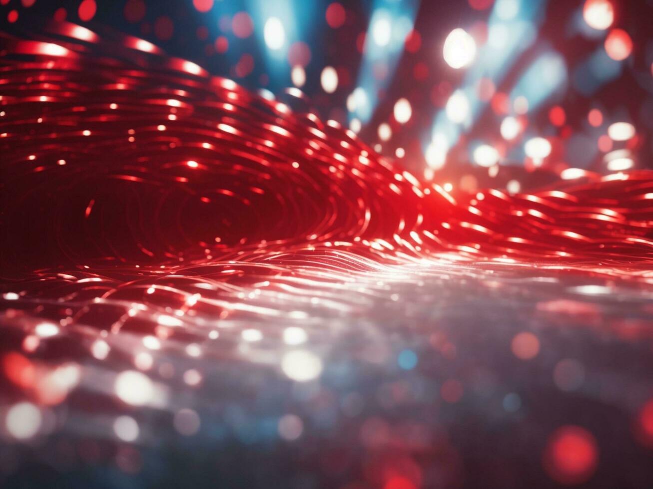 Red And White colorful glowing light pattern in background AI Generated photo