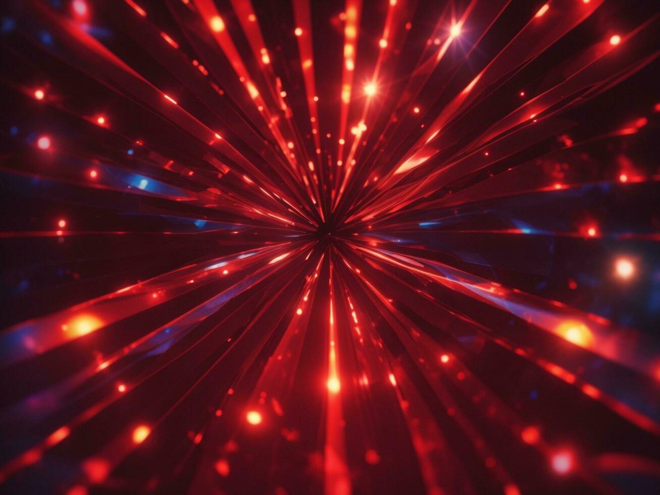 Red And White colorful glowing light pattern in background AI Generated photo
