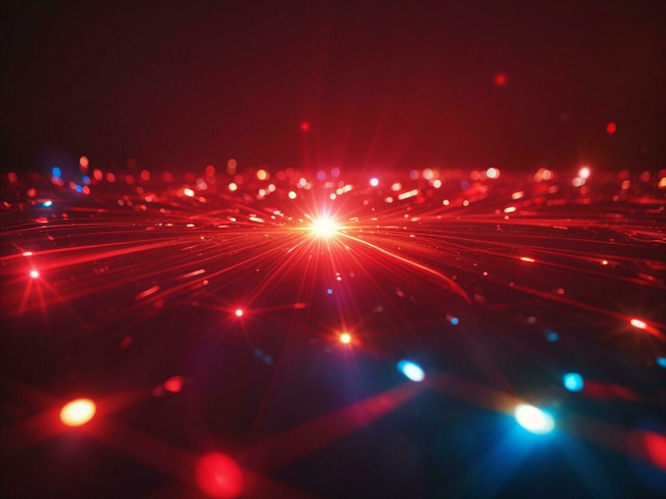 Red And White colorful glowing light pattern in background AI Generated photo