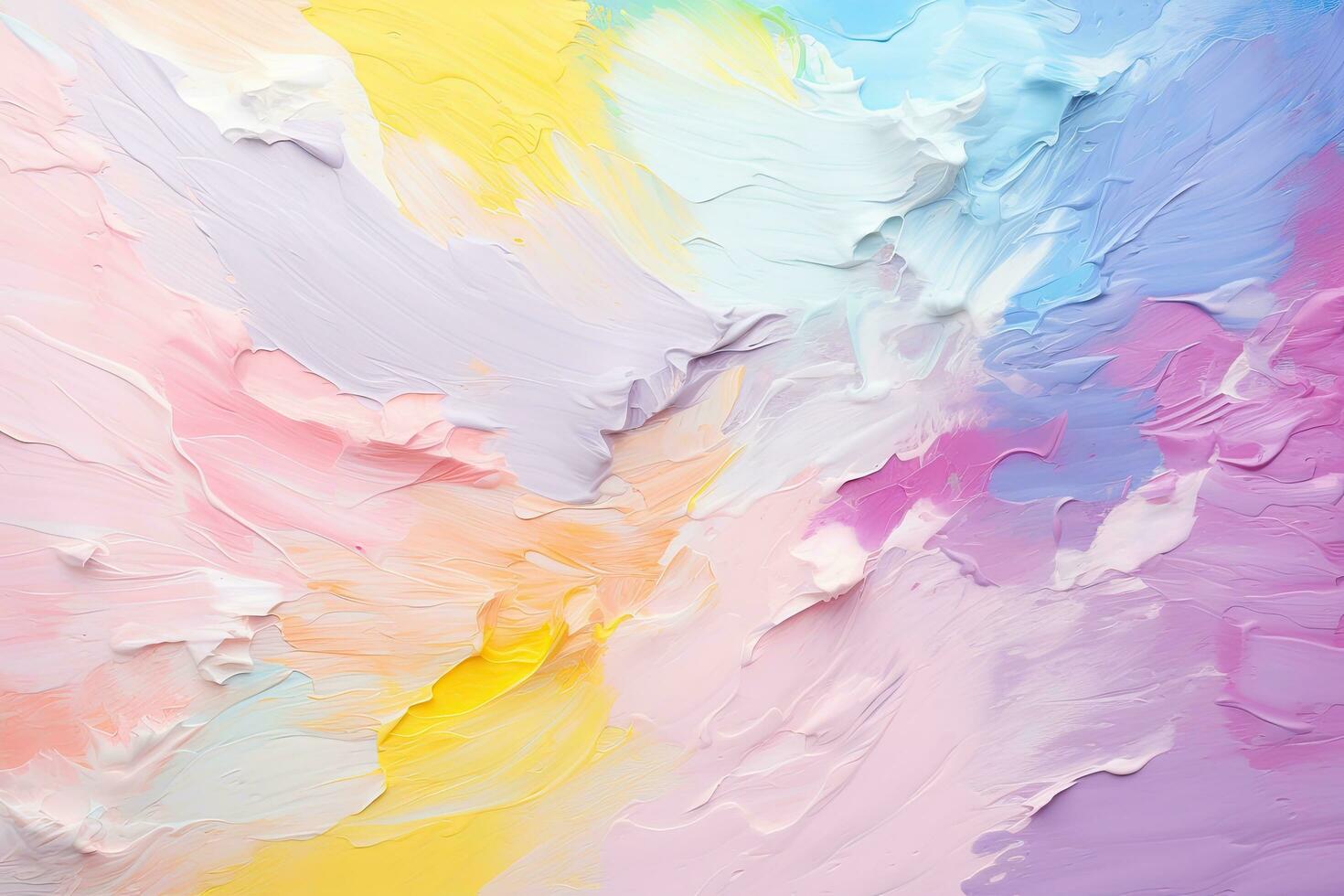 Abstract oil paint background. Colorful brushstrokes of paint, pastel paint colorful splashes background pastel color palette, AI Generated photo