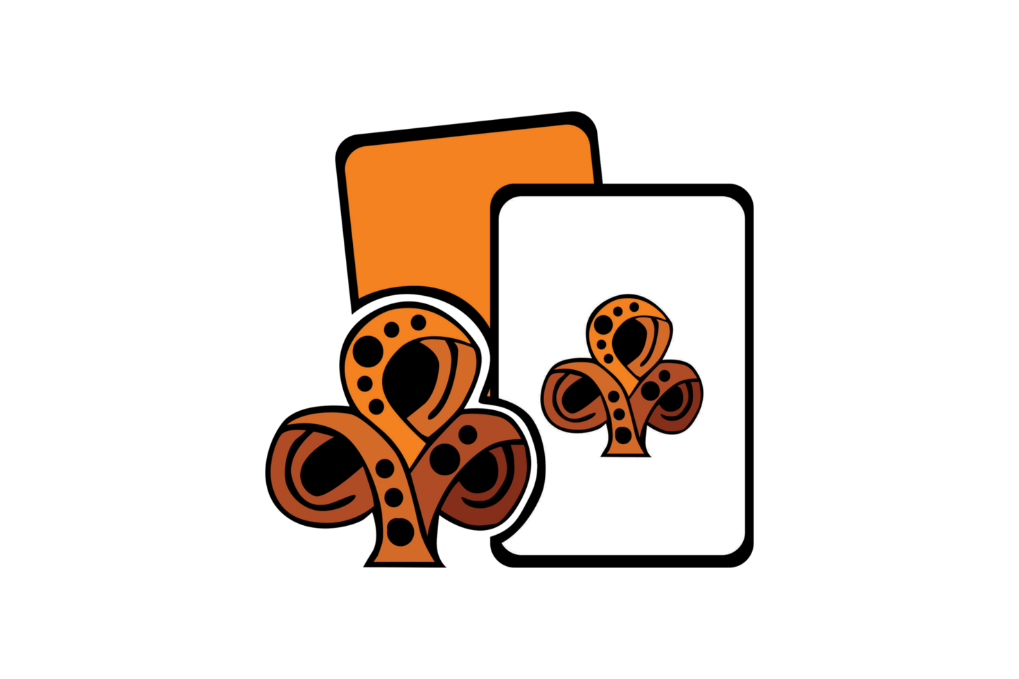 Poker Card - Clover Card Symbol png