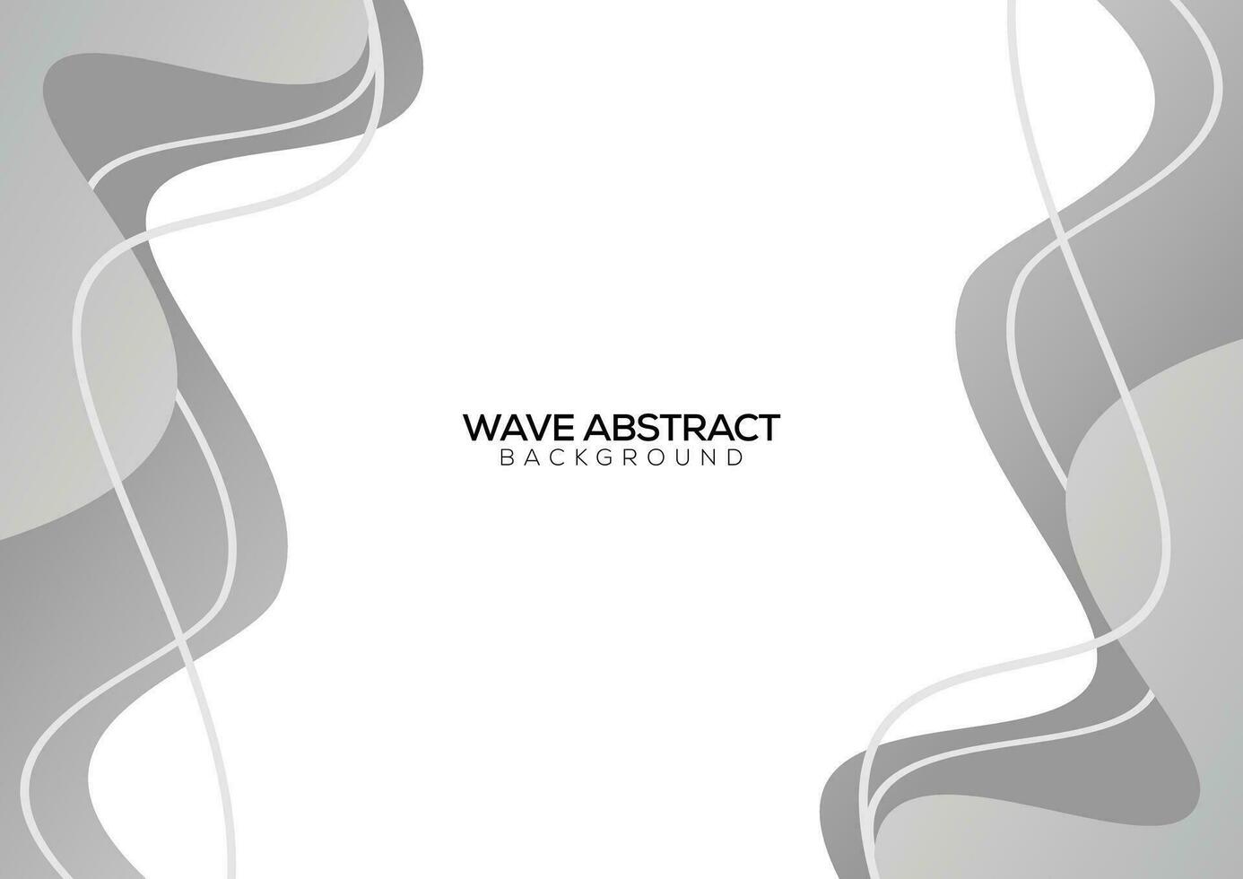 abstract gray flow shapes background vector