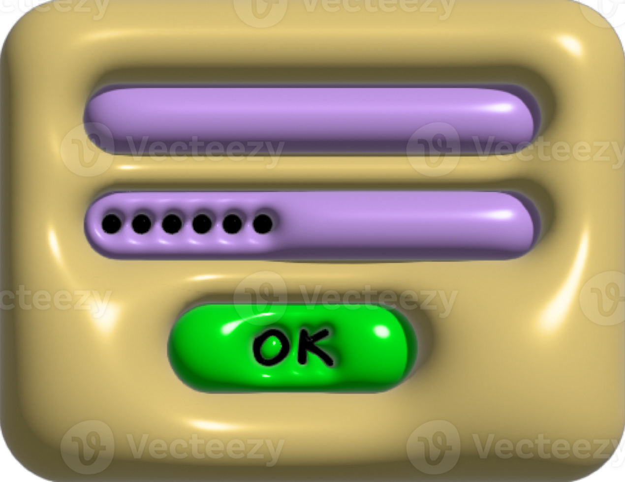 3d ux interface element png