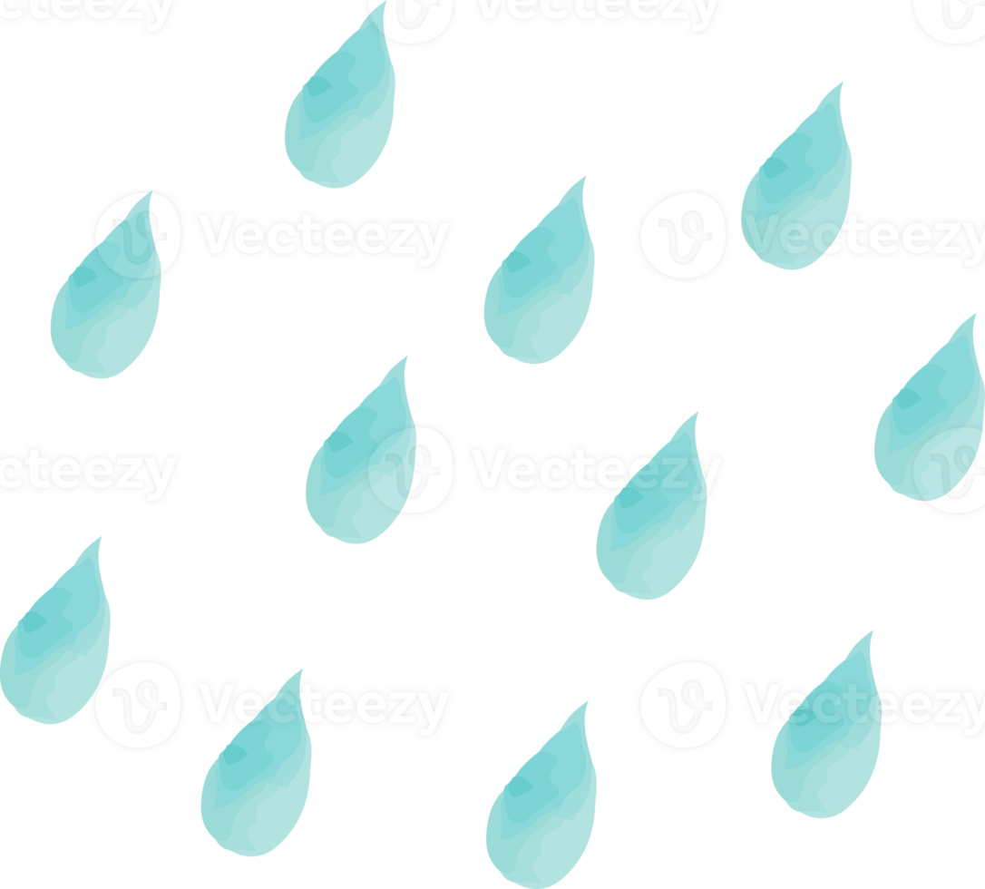 Confetti in the watercolor style png