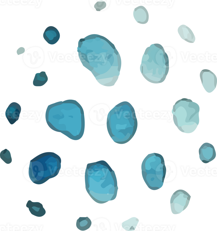 Confetti in the watercolor style png