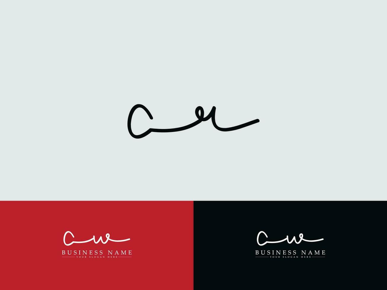 Abstract Cr Logo Letter, Premium CR Business Signature Luxury Logo vector