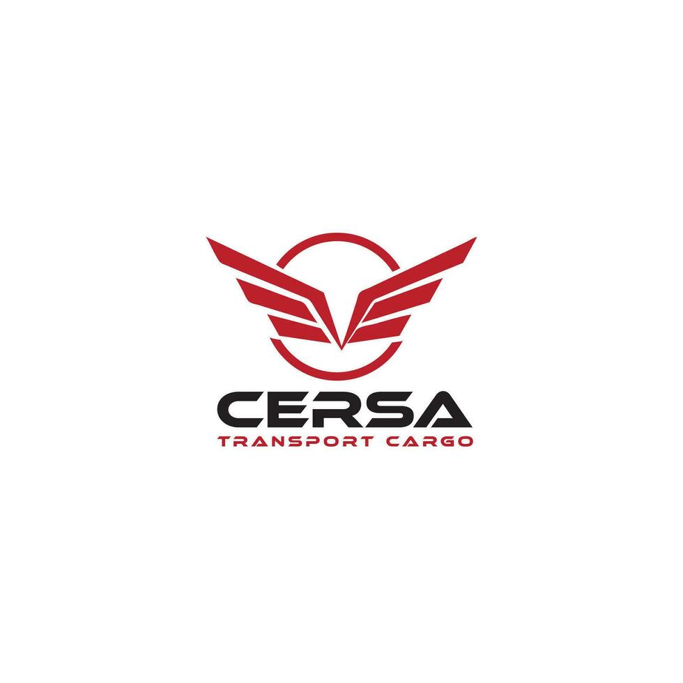 Carsa Transport Cargo Logo design template vector
