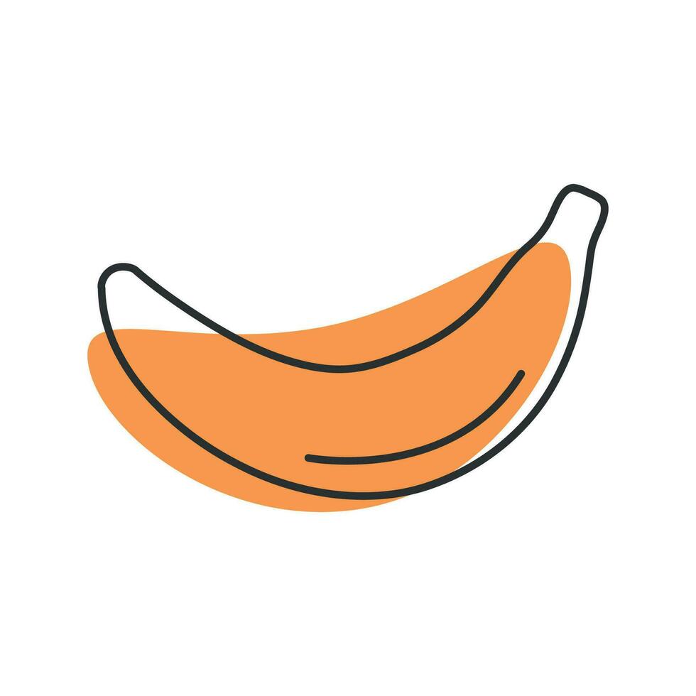 plátano icono. Fruta símbolo vector. vector