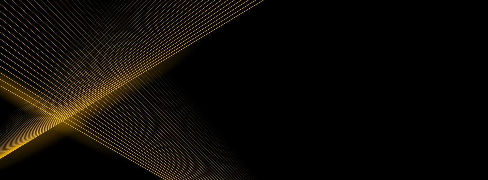 Orange minimal lines abstract futuristic tech background vector