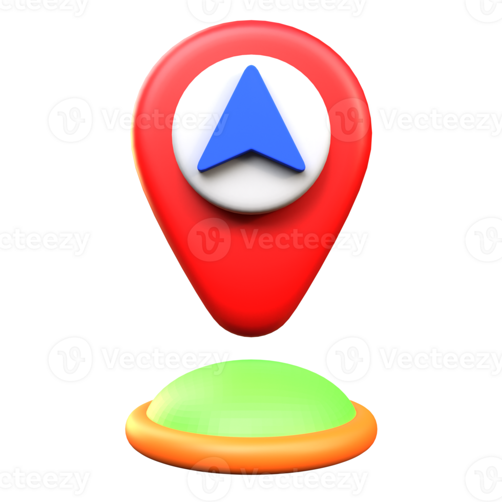 3d Navigation icon png